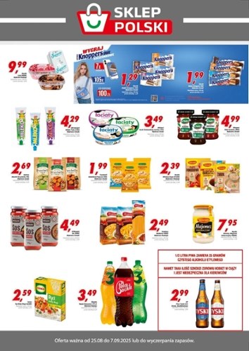 Gazetka promocyjna Sklep Polski, ważna od 25.08.2025 do 07.09.2025.