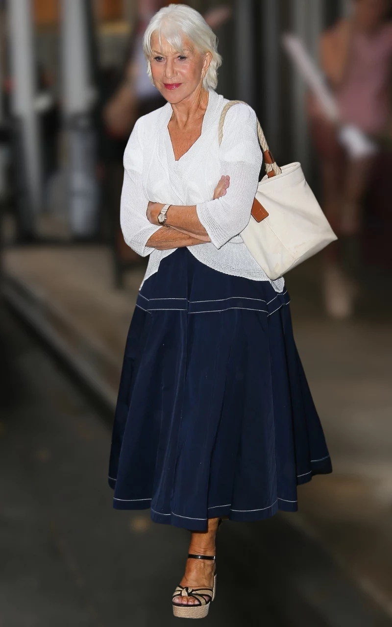 Helen Mirren w Nowym Jorku 13 sierpnia 2025