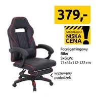 Ігрове крісло Riku