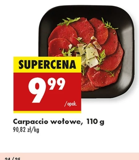 Carpaccio wołowe C&A