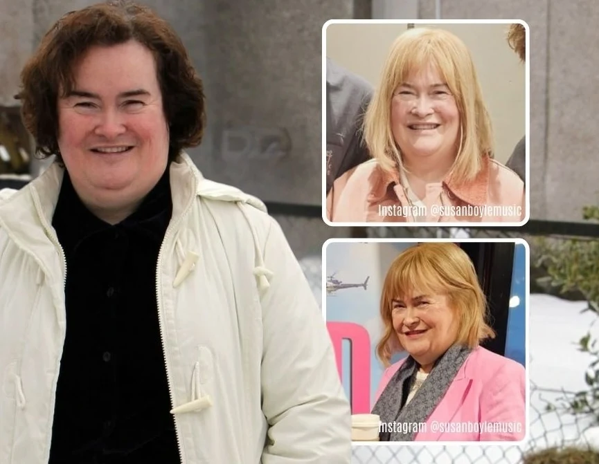 Trzy zdjęcia tej samej kobiety w różnych stylizacjach i fryzurach, każde ukazujące jej uśmiechniętą twarz oraz różnice w wyglądzie, w tym zmianę koloru włosów i ubrania.