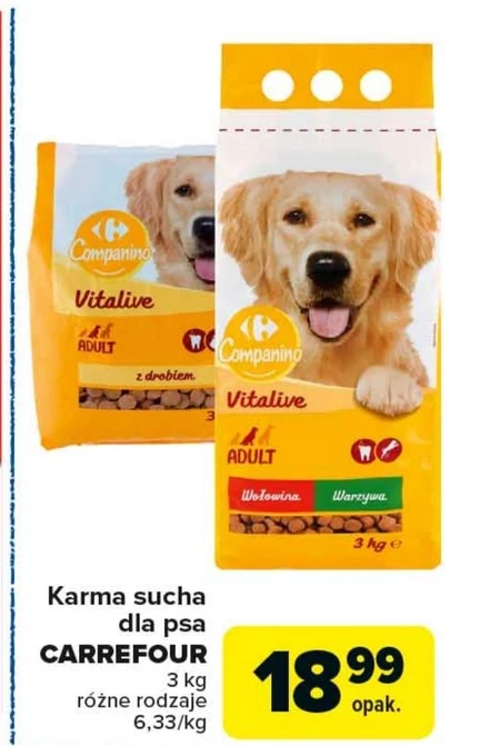 Karma dla psa Carrefour
