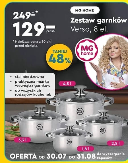 Zestaw garnków MG Home