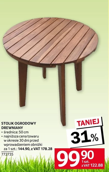 Stolik ogrodowy