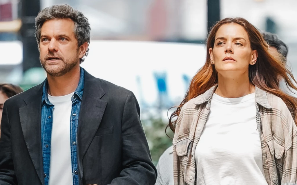 Katie Holmes i Joshua Jackson na planie "Happy Hours"