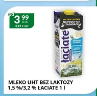 Mleko bez laktozy Łaciate