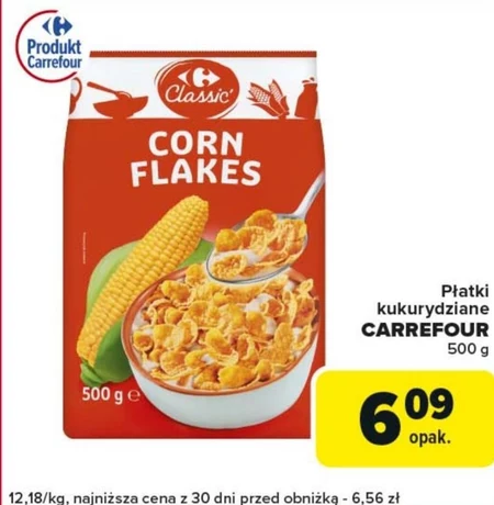 Płatki kukurydziane Carrefour