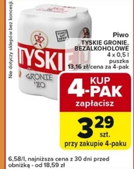 Piwo bezalkoholowe Tyskie