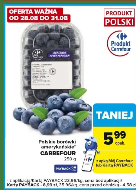 Borówki amerykańskie Carrefour