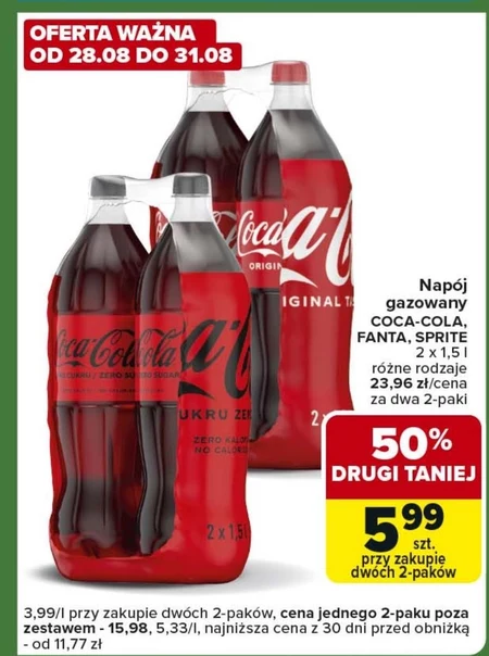 Napój gazowany Coca-Cola