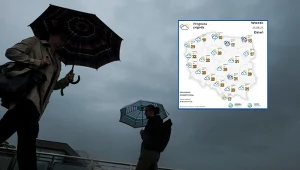 Pogoda we wtorek nie zachwyci, szczególnie na północnym wschodzie. Tam mocniej popada, burz też nie zabraknie