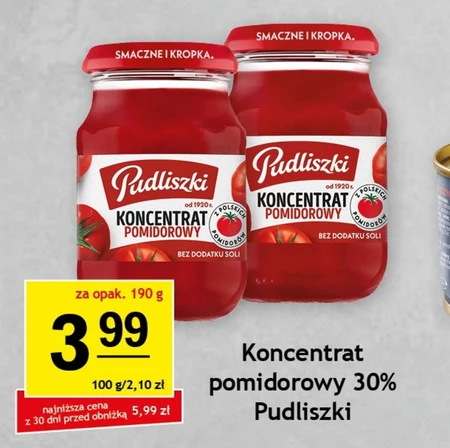 Koncentrat pomidorowy Pudliszki
