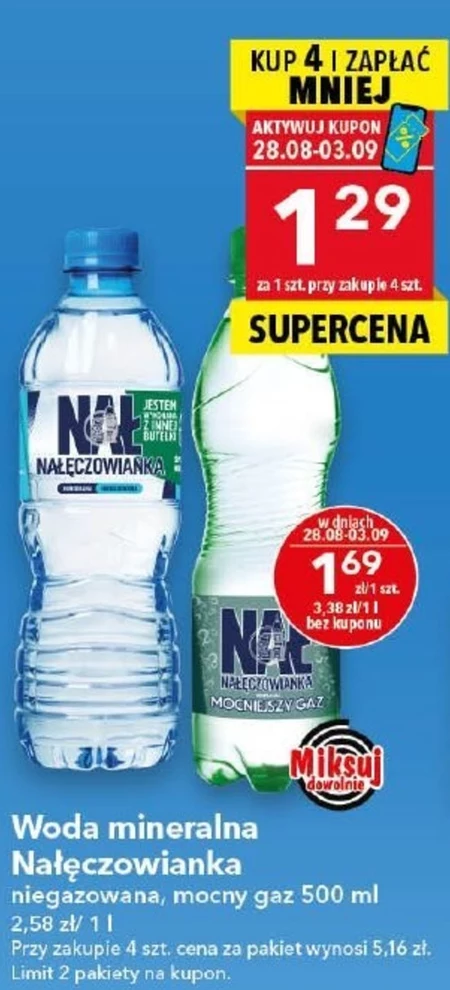 Woda miceralna Nałęczowianka