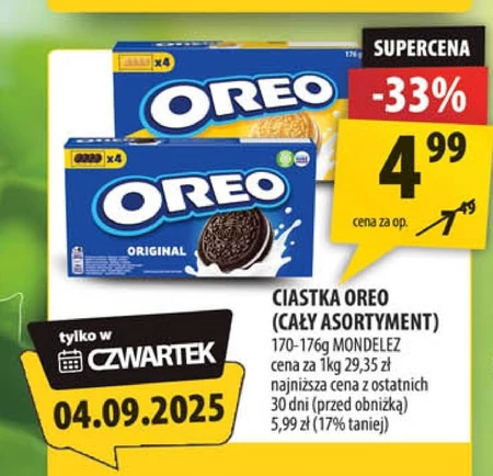 Ciastka Oreo