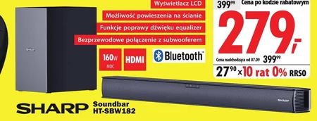 Głośnik soundbar Sharp