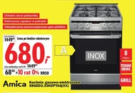 Kuchenka gazowo-elektryczna Amica
