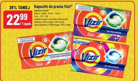Kapsułki do prania Vizir