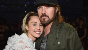 Miley Cyrus ze swoim ojcem, Billym Rayem