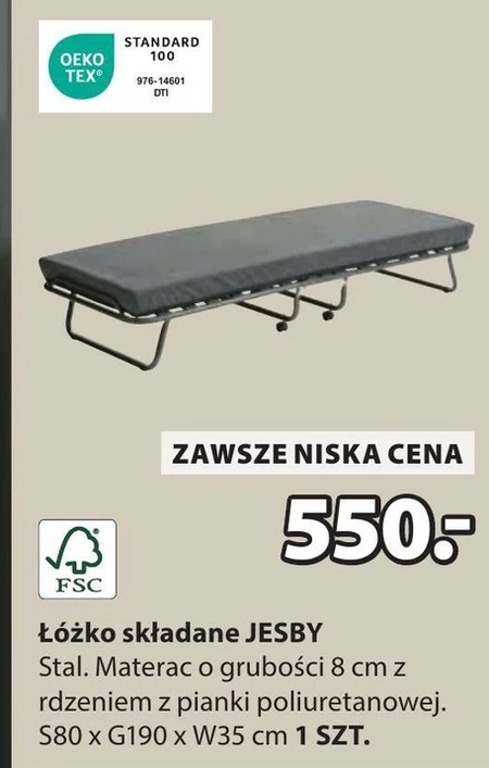 Łóżko składane