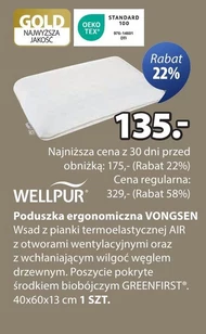 Poduszka ergonomiczna Wellpur