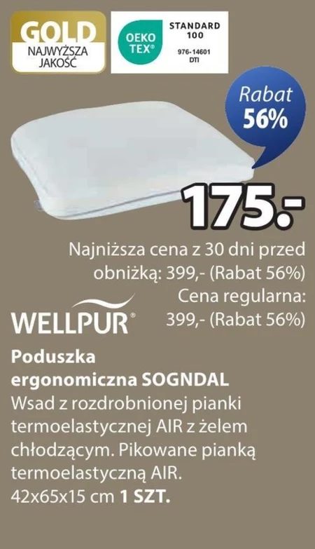 Poduszka ergonomiczna Wellpur