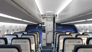 Jak będziemy podróżować w nowych Airbusach A220? LOT właśnie to pokazał