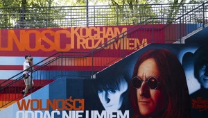 Mural z wizerunkiem Bogdana Łyszkiewicza