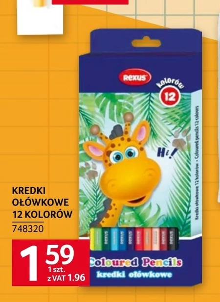 Kredki ołówkowe Rexus
