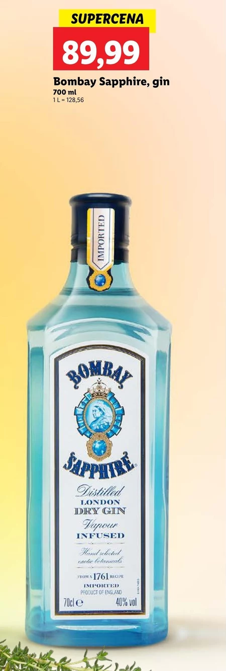 Gin Bombay Sapphire