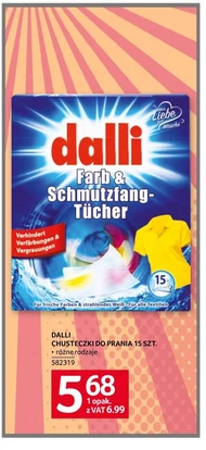 Chusteczki do prania Dalli