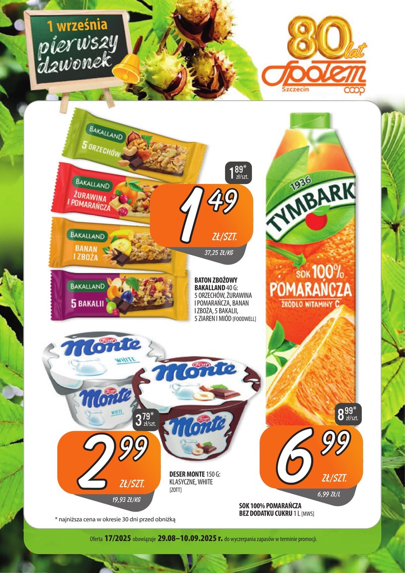 Gazetka promocyjna PSS Społem Szczecin - ważna od 29. 08. 2025 do 10. 09. 2025