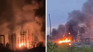 Drony zaatakowały dwie rafinerie w Rosji. Wybuchły pożary