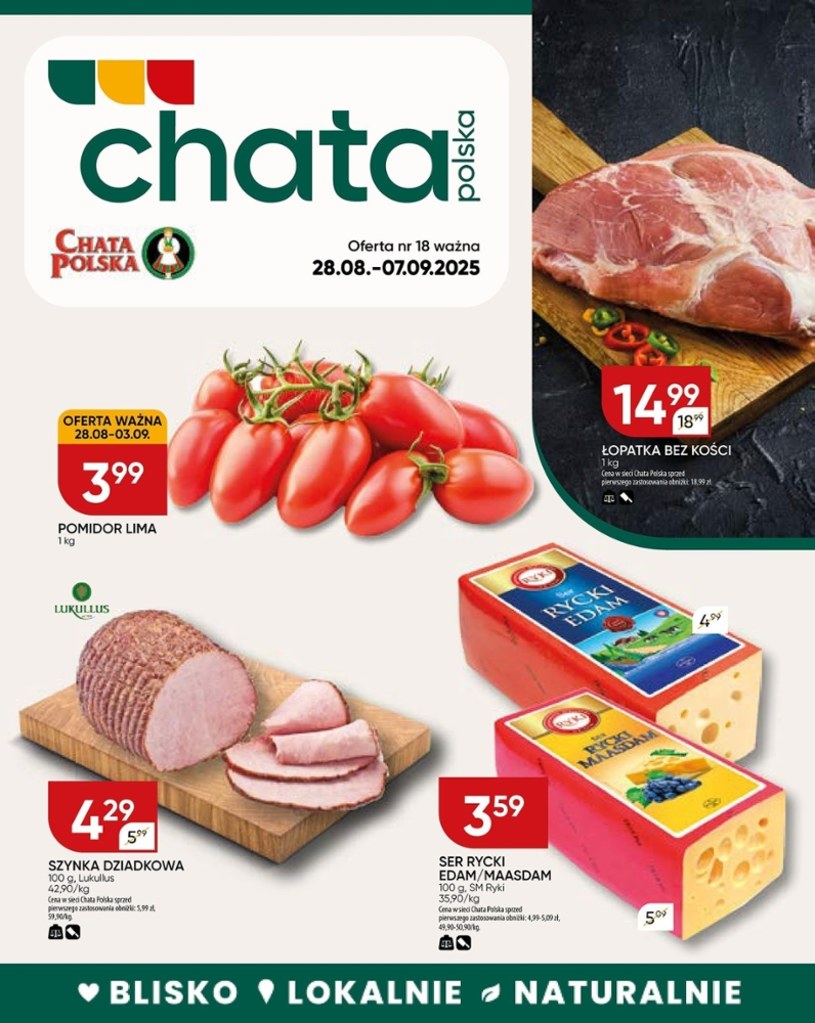 Gazetka promocyjna Chata Polska - ważna od 28. 08. 2025 do 07. 09. 2025