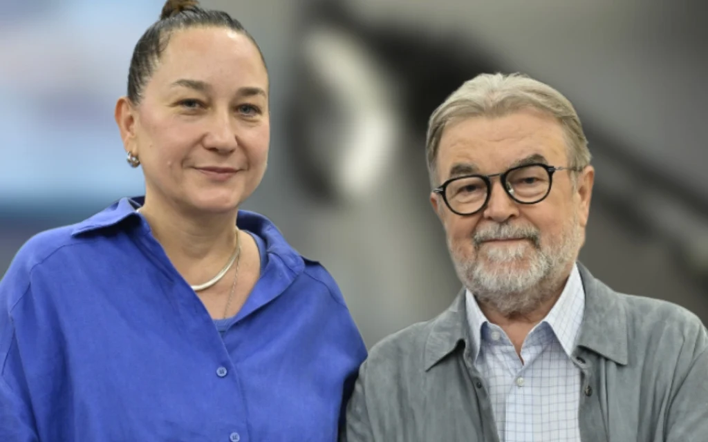 Ewa Baj, producentka "halo tu polsat" i Edward Miszczak, dyrektor programowy Telewizji Polsat