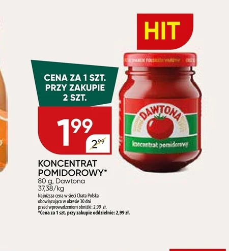 Koncentrat pomidorowy Dawtona