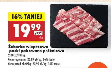 Żeberka wieprzowe