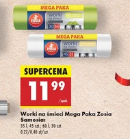 Worki na śmieci Zosia Samosia