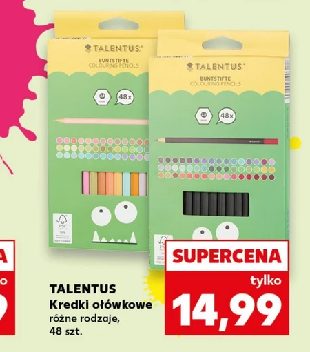 Олівці та кольорові олівці Talentus