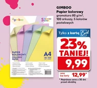 Papier kolorowy Gimboo