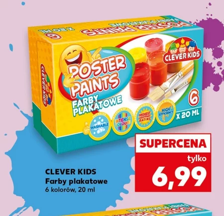 Farby plakatowe Clever Kids