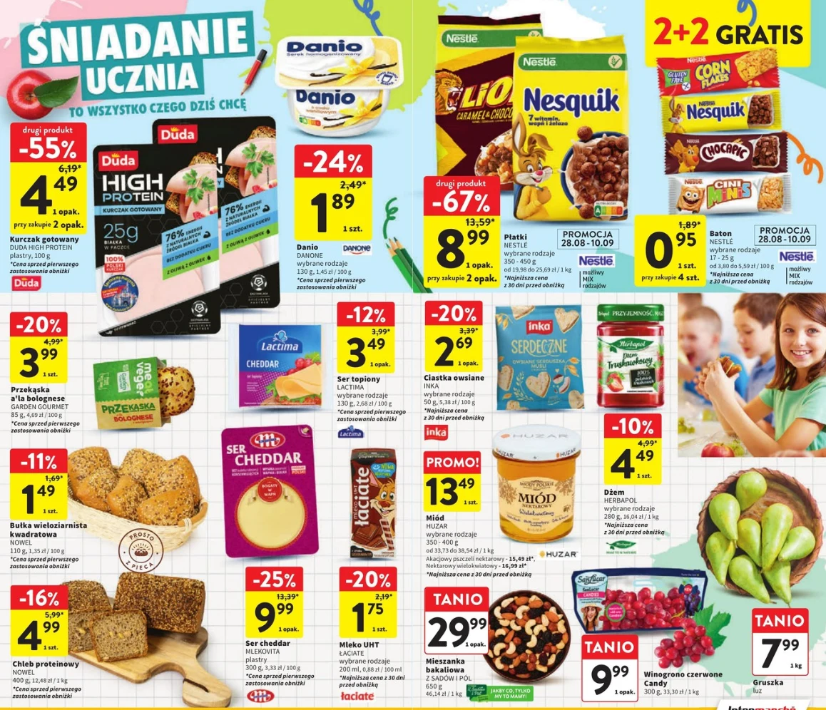 "Śniadanie ucznia" - Intermarche Super "Śniadanie ucznia" - Intermarche Super