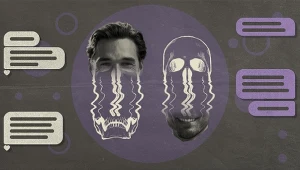 AI wymyka się nam wszystkim spod kontroli? Grafika: Aleksandra Włodarczyk