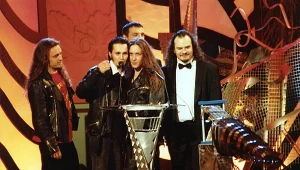 Acid Drinkers w 1998 r. - od lewej Perła, Ślimak, Titus i Popcorn