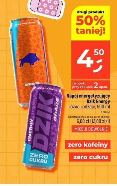 Napój energetyczny Dzik