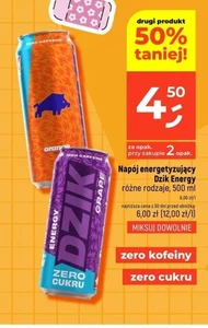 Napój energetyczny Dzik