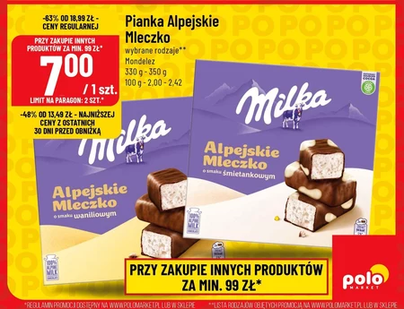 Mleczko alpejskie Alpejskie Mleczko
