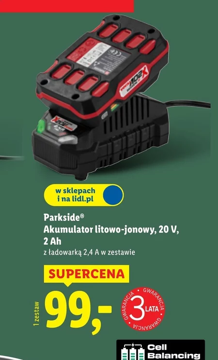 Akumulator Parkside