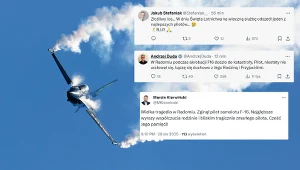 Politycy reagują na katastrofę F-16 w Radomiu.