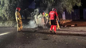 Wypadek śmiertelny w Sierczy