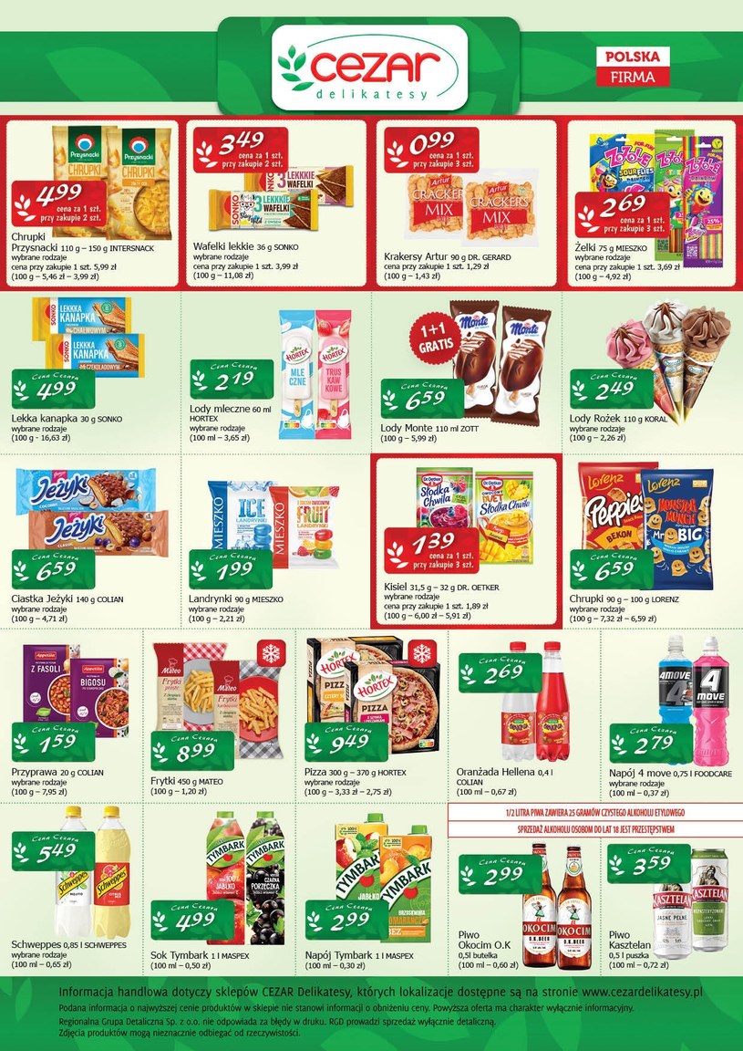 Gazetka promocyjna Delikatesy CEZAR - ważna od 28. 08. 2025 do 10. 09. 2025